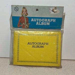 Vintage autograph album